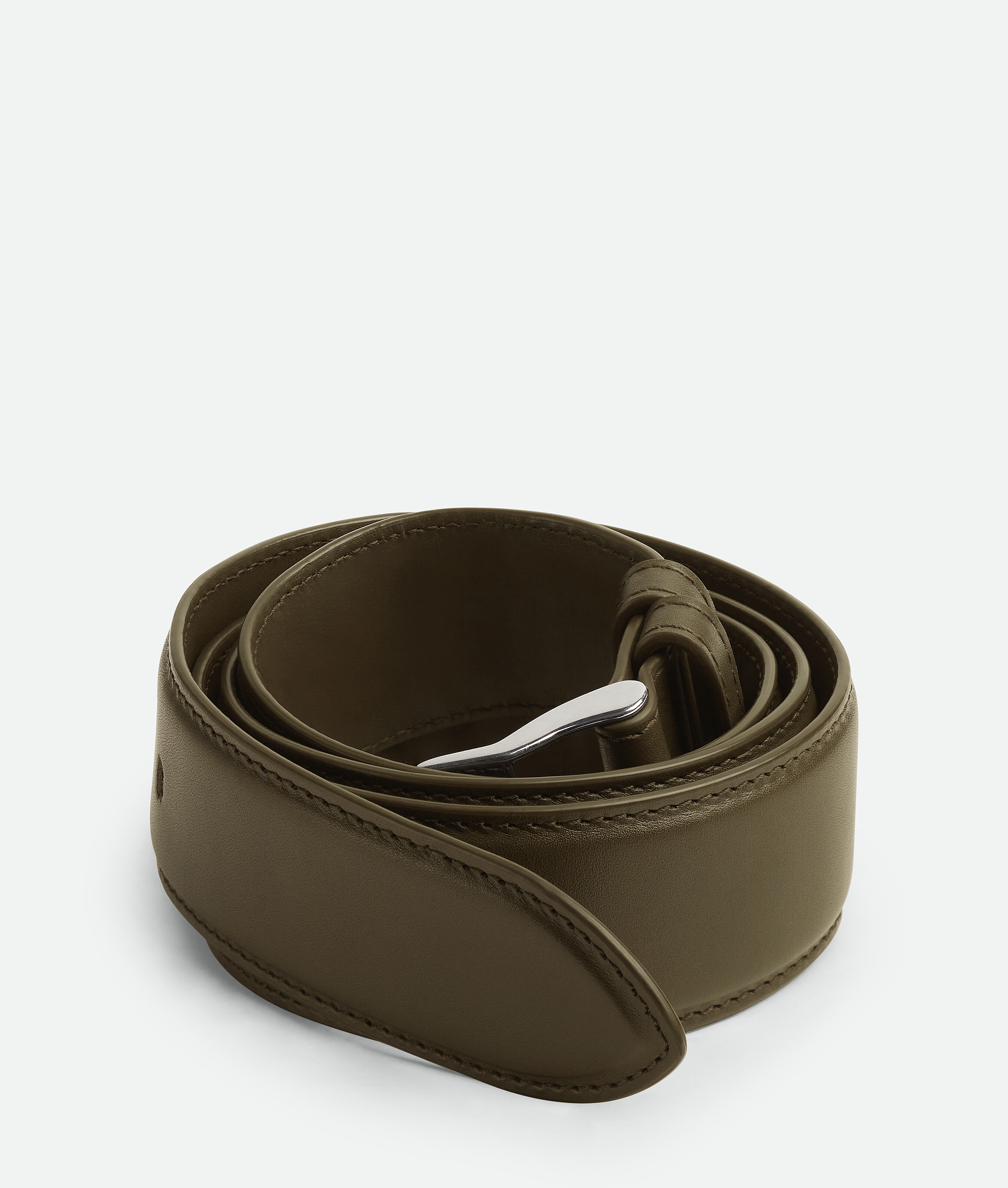 Shop Bottega Veneta Watch Belt In Mustard