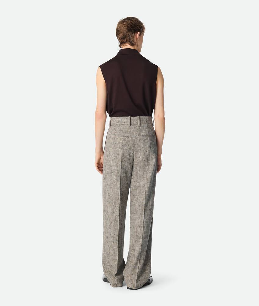 Display a large version of the product image 3 - Fleck Viscose Straight Trousers