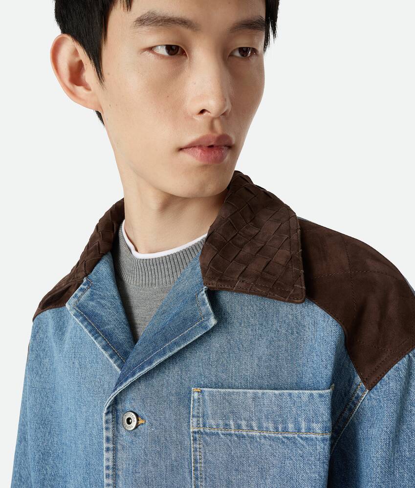 보테가베네타 빈티지 인디고 데님 재킷 837940V42W04715