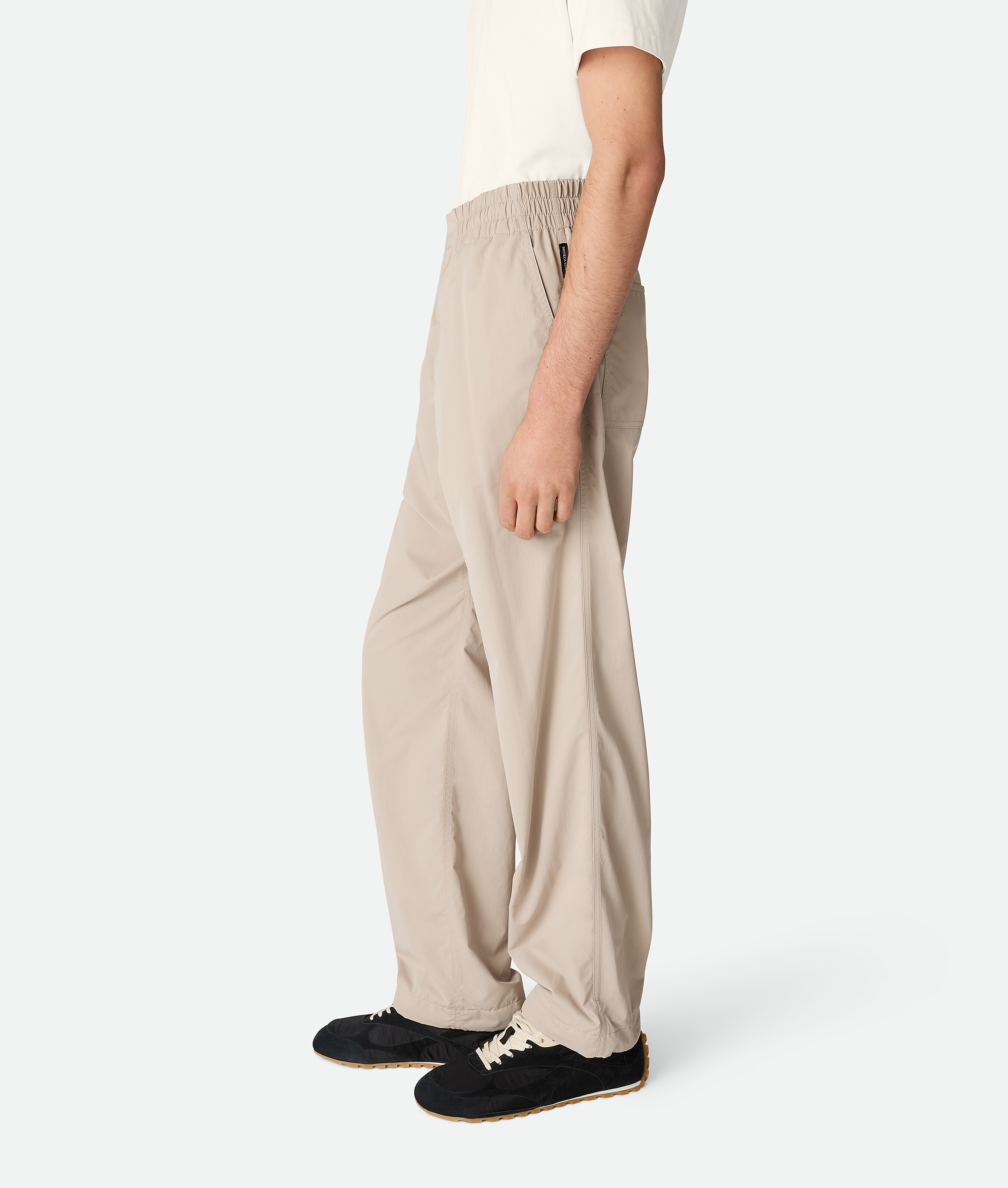 Bottega Veneta Beige Technical Nylon Pants