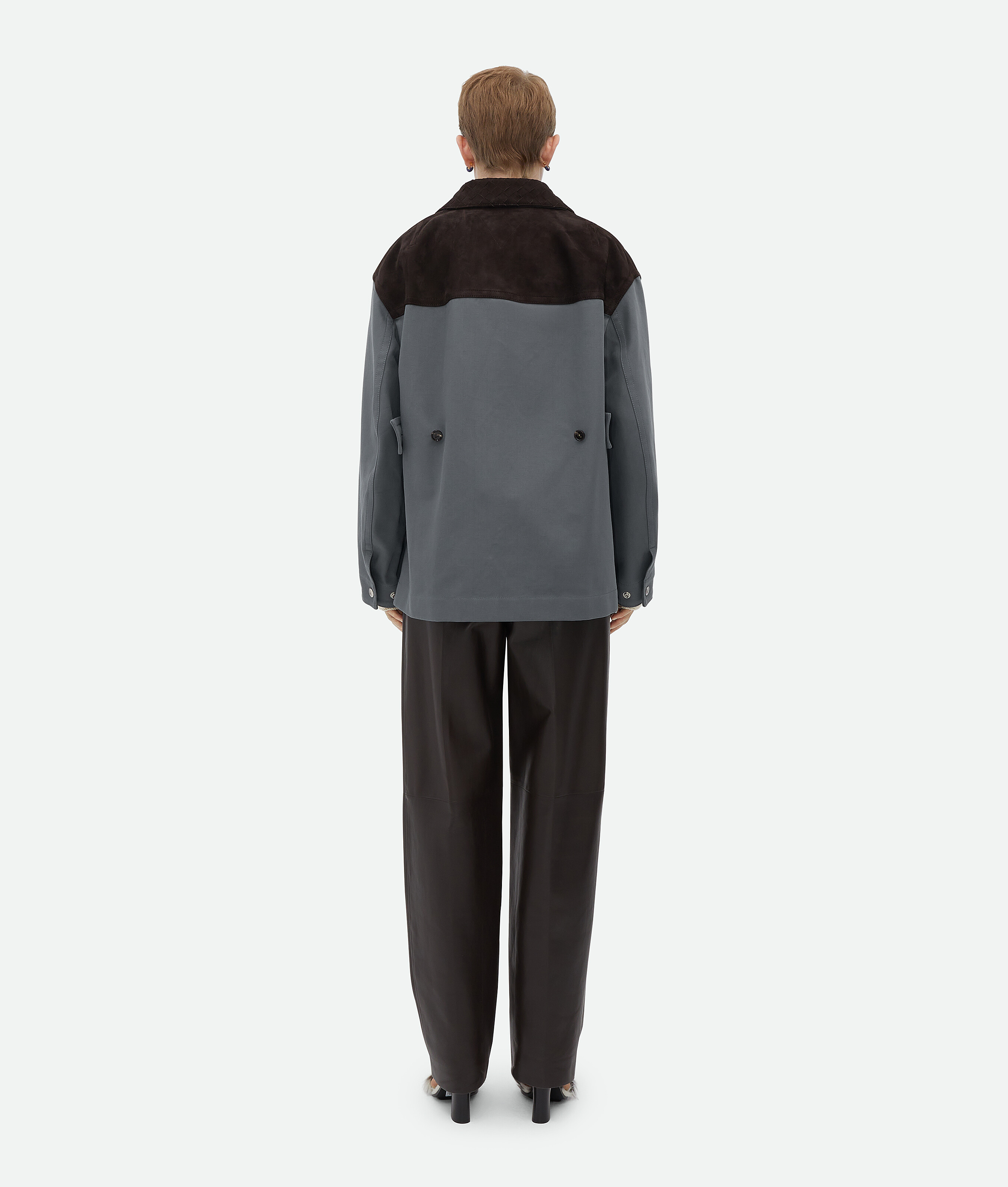 BOTTEGA VENETA BLOUSON AUS BAUMWOLLCANVAS