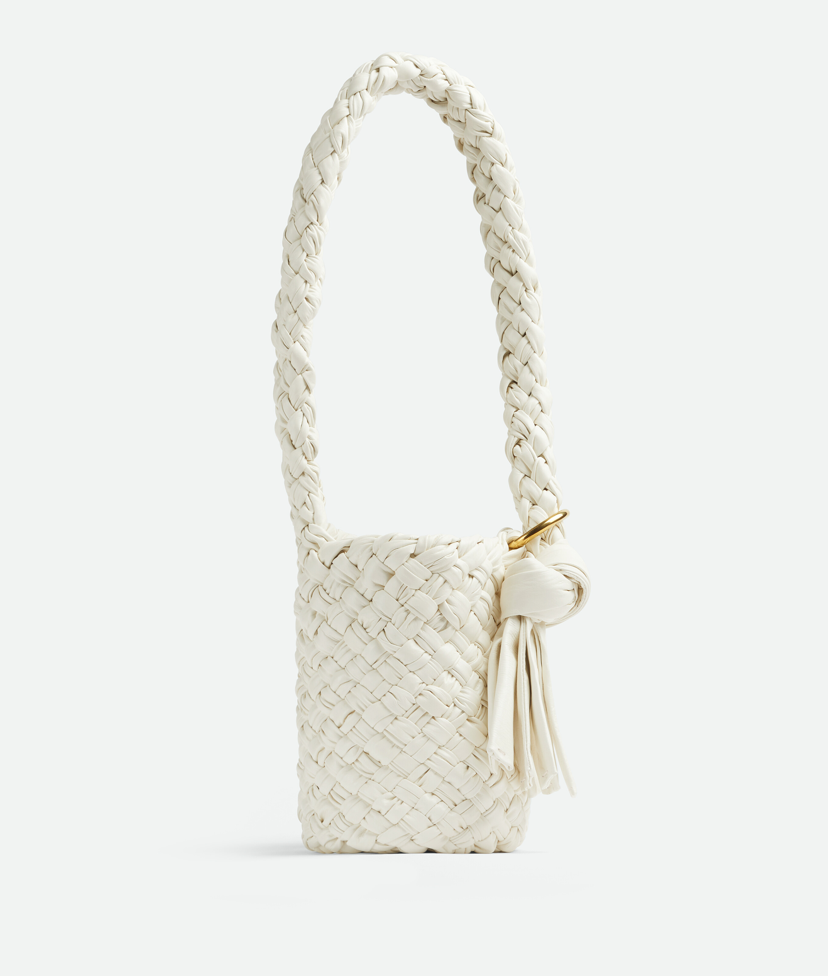 Shop Bottega Veneta Small Kalimero In White