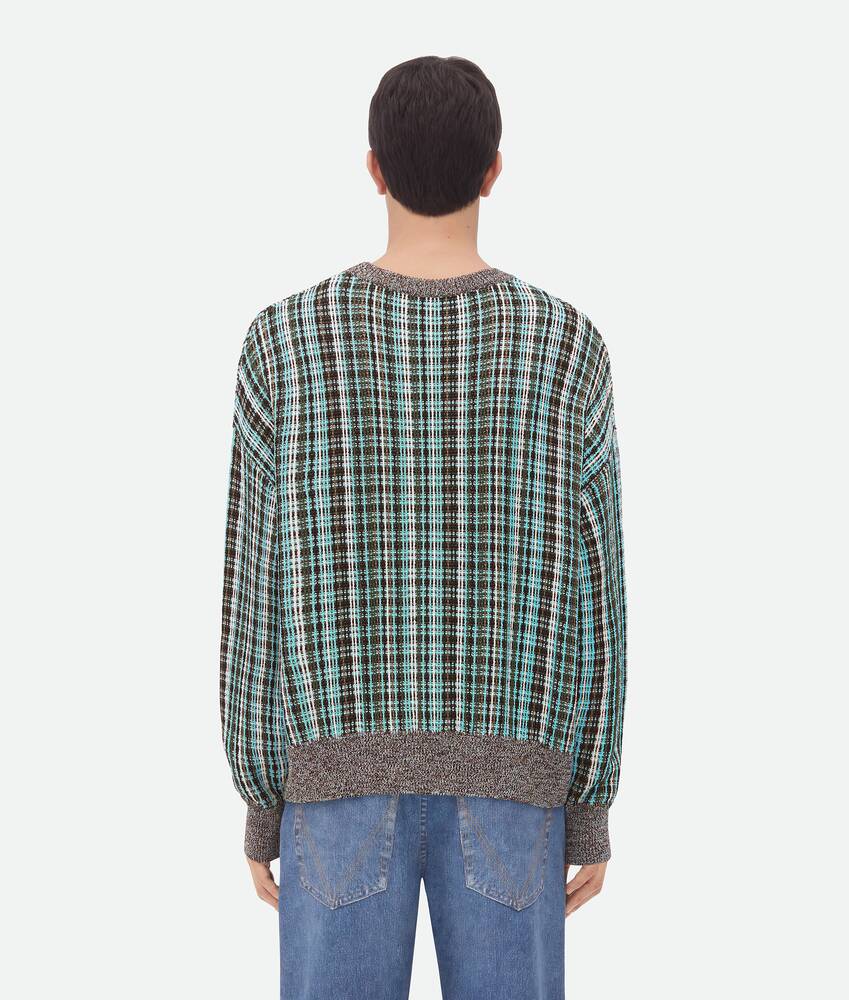 Display a large version of the product image 3 - Cotton Viscose Check Jumper
