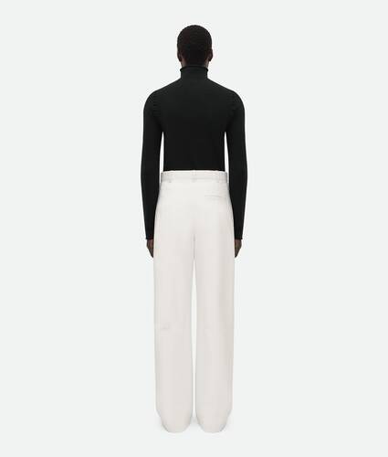 Leather Wide Leg Trousers