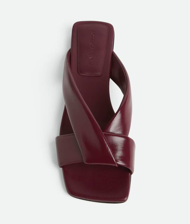 Women's Riva Flat Mule in Barolo | Bottega Veneta US