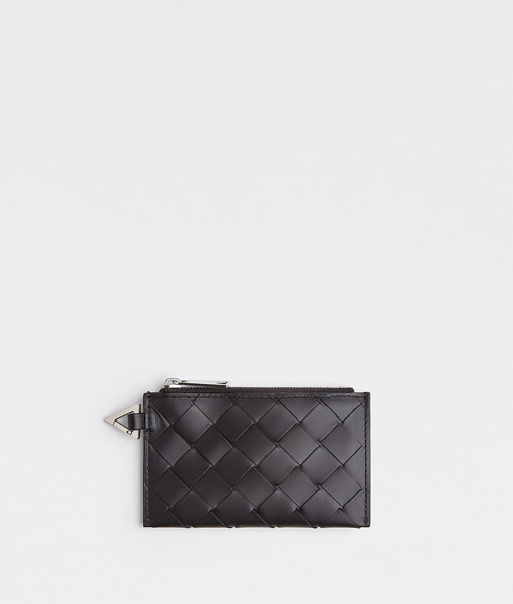 Bottega Veneta® Women's Zipped Card Case in Black. Shop online now.