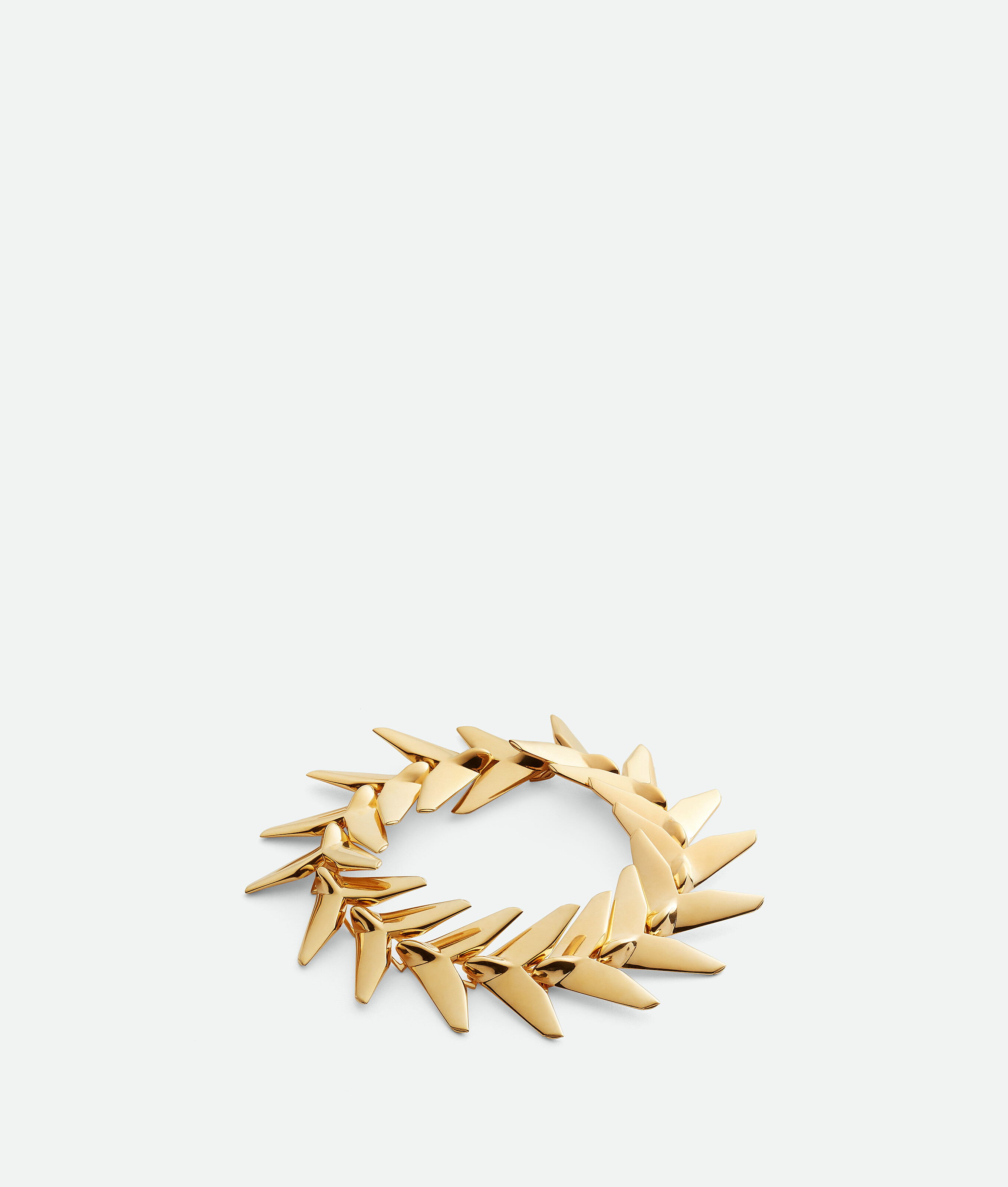 Bottega Veneta Plane Armband In Yellow Gold