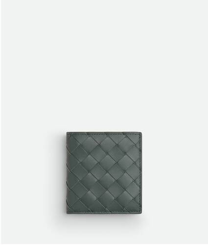 Ein größeres Bild des Produktes anzeigen 1 - Schmales Intrecciato Bi-Fold Portemonnaie