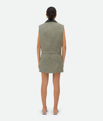 Gilet en coton mélangé