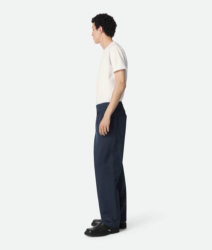 Silk And Cotton Twill Pants