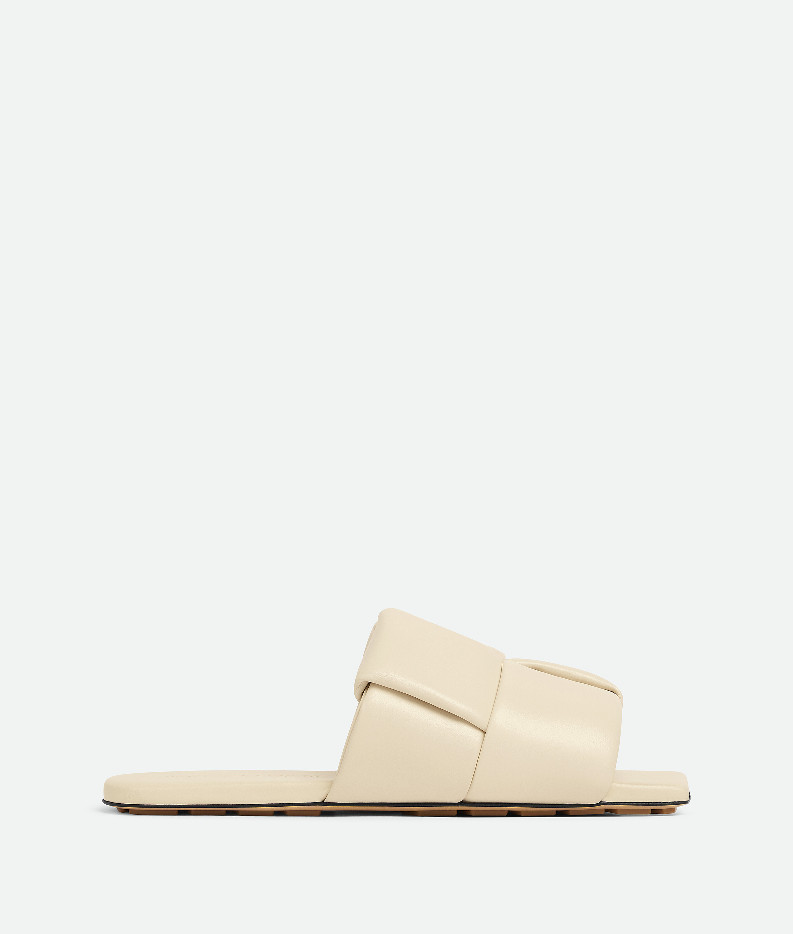 Bottega Veneta Patch Leather Mules In White