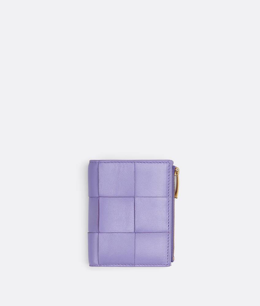 bottega bifold zip wallet