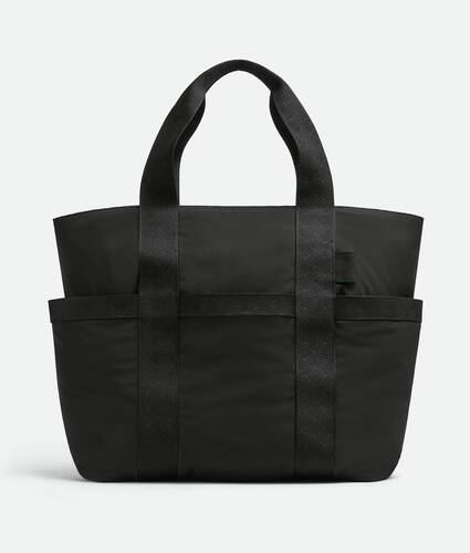 Bottega Veneta Nero Hi-tech Canvas Sling Backpack in Black for Men