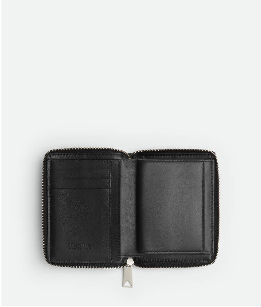 Bottega Veneta® Men's Zip Around Wallet in Black. Shop online now.