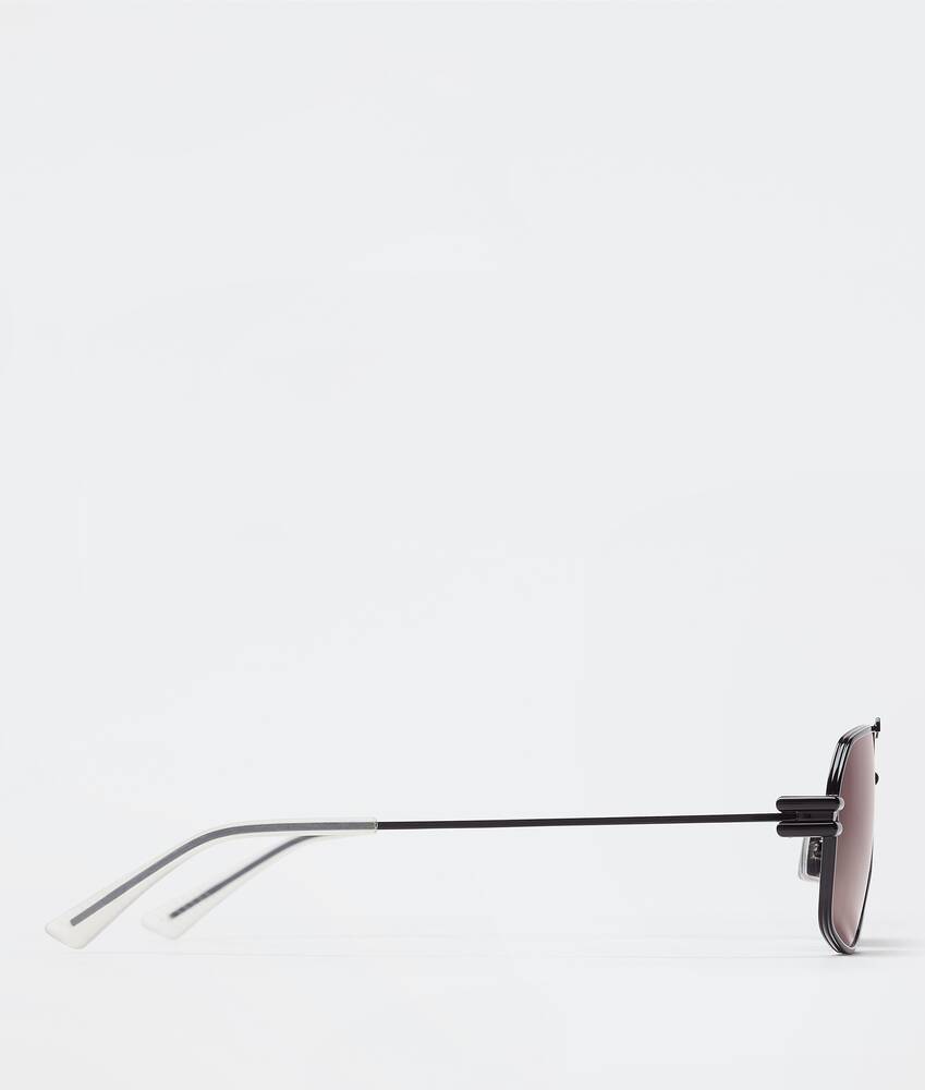 Bond Metal Aviator Sunglasses in Black Bottega Veneta United Kingdom EN - Image 2