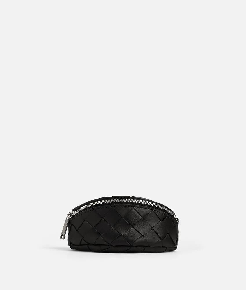 Bottega Veneta Shopping Bag in Black Intrecciato Leather