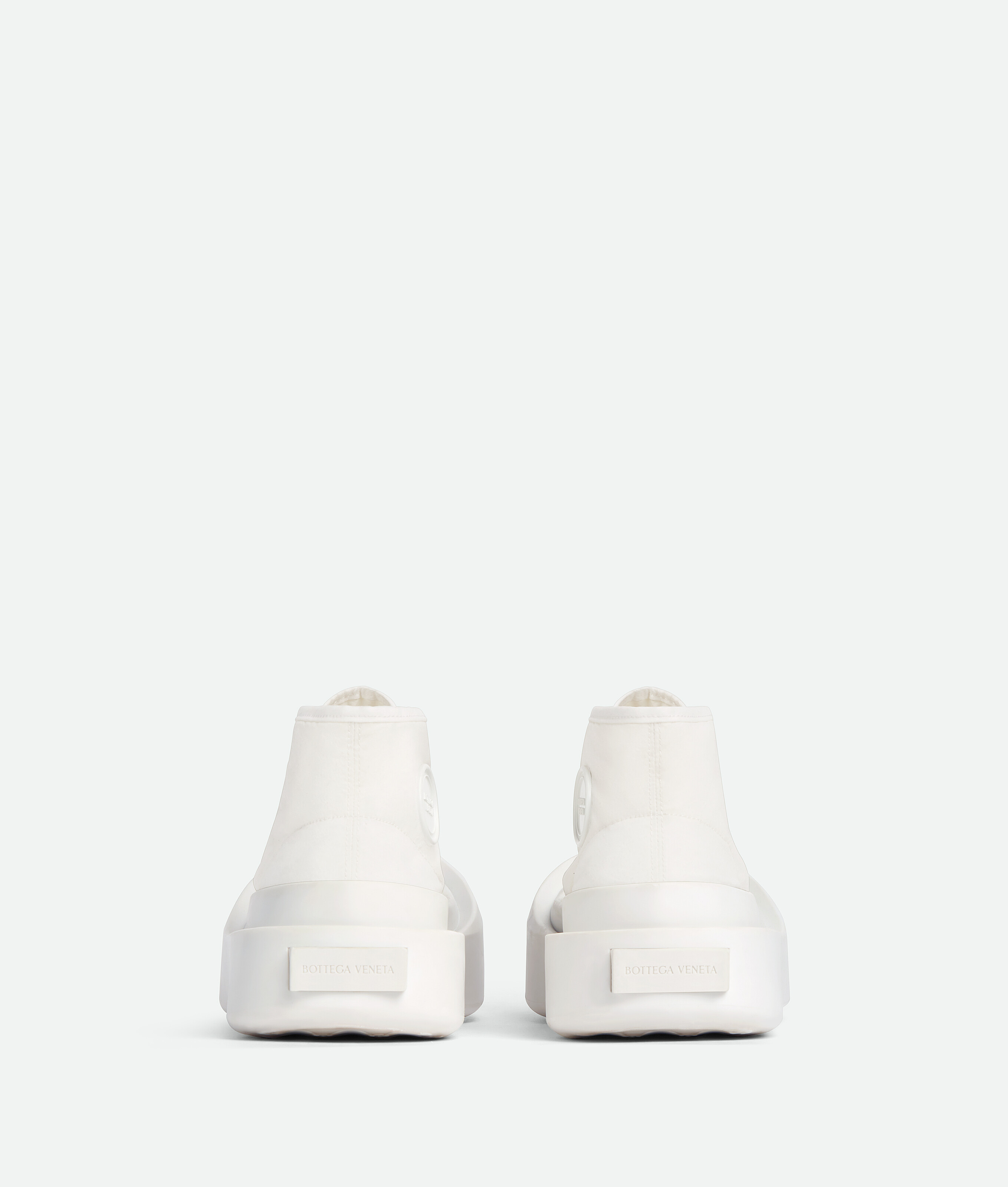 Shop Bottega Veneta Jumbo Sneaker In White