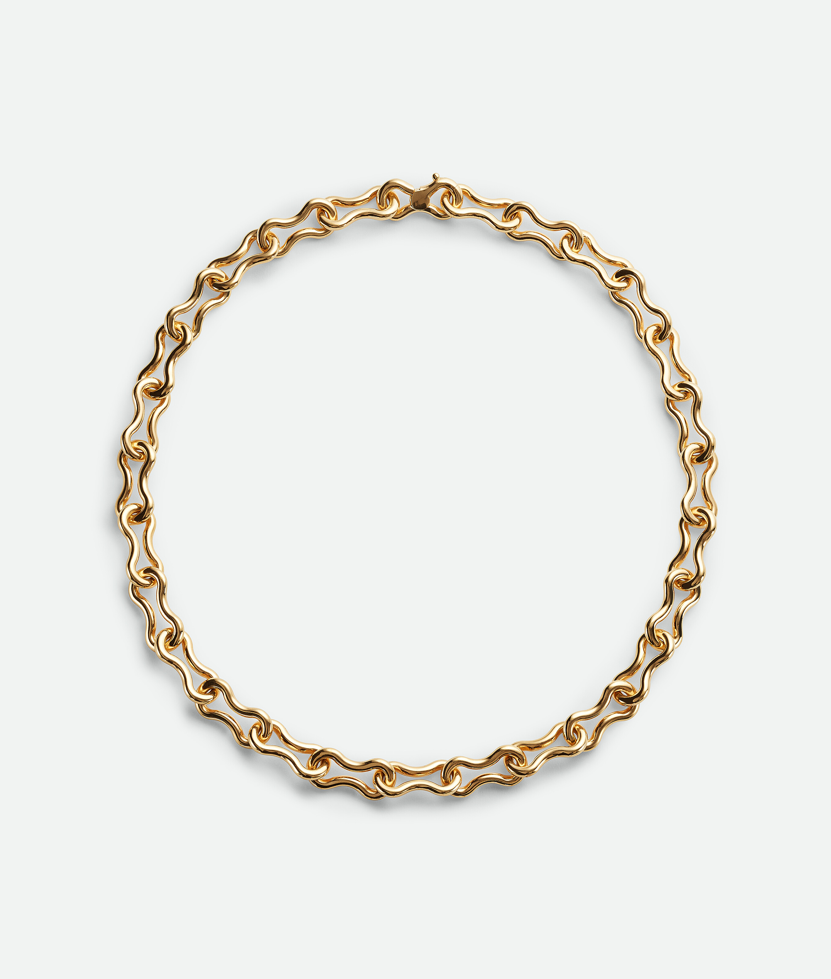 Bottega Veneta Nest Chain Necklace In Gold
