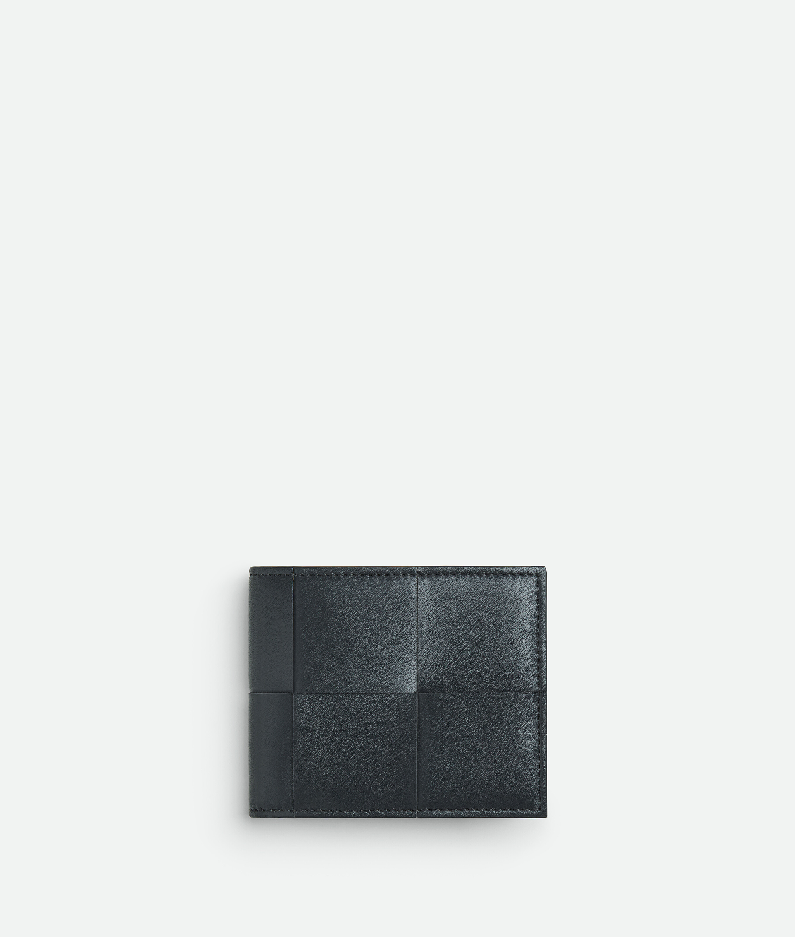 Bottega Veneta Cassette Bi-fold Wallet With Coin Purse - Blue - Man -