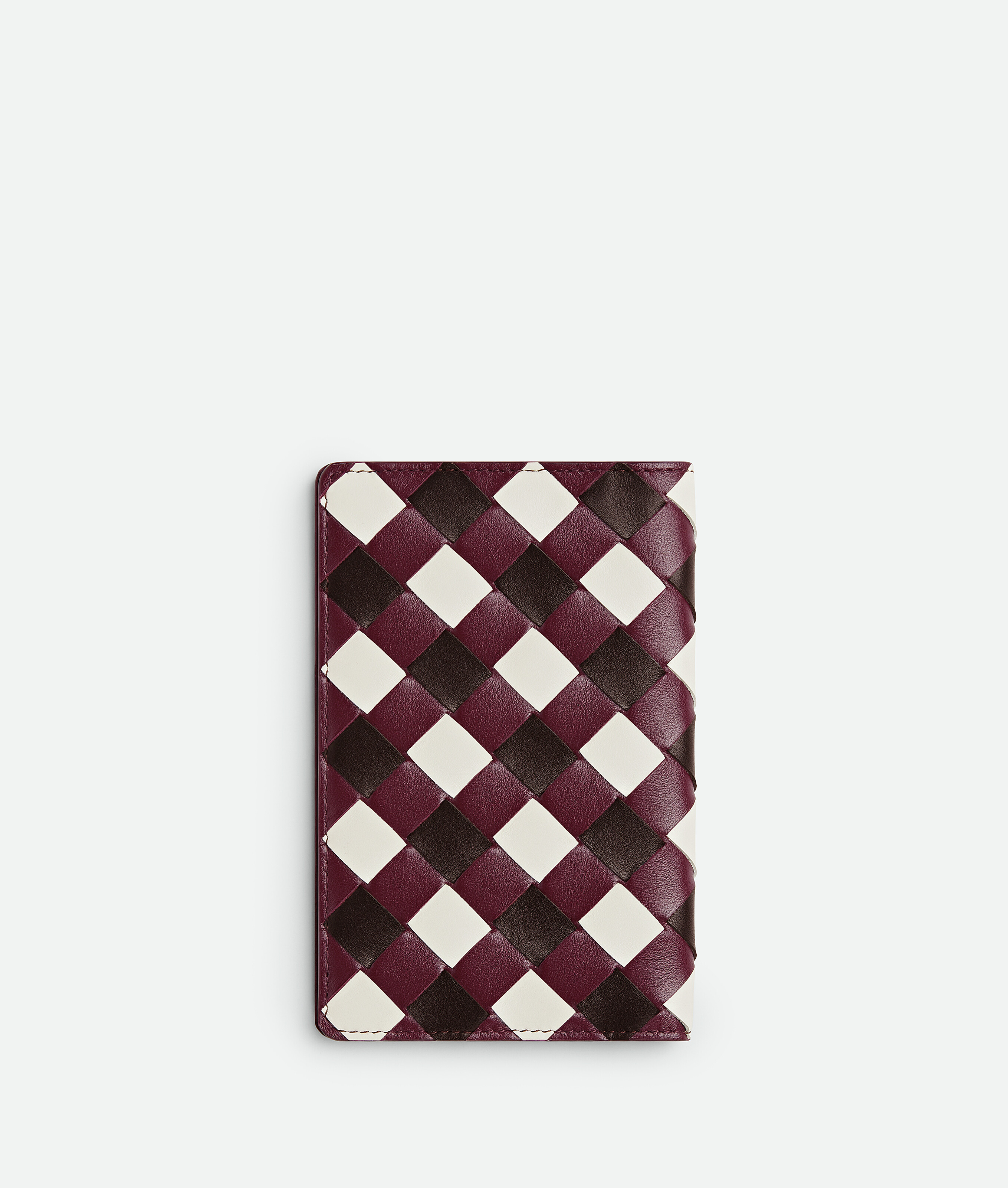 Shop Bottega Veneta Small Intrecciato Notebook Cover In Multicolor