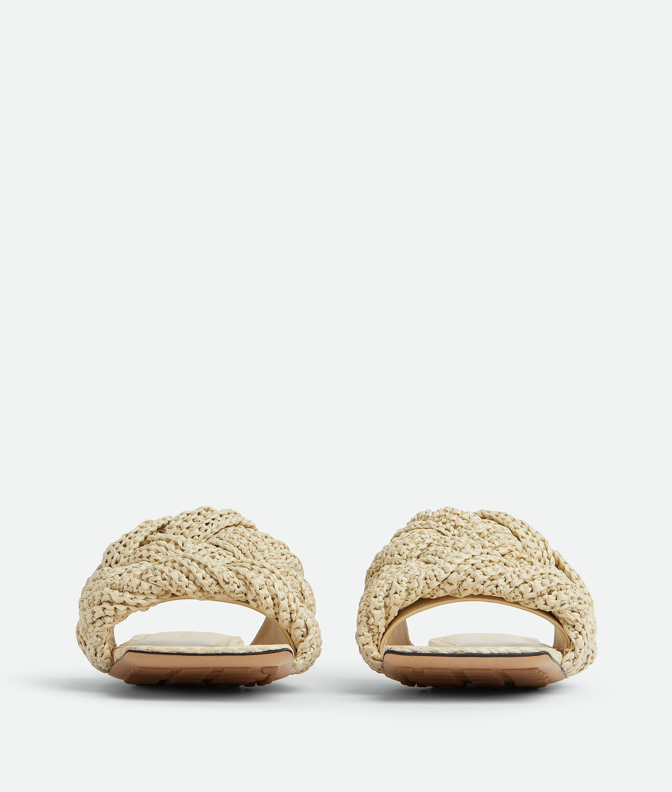 Bottega Veneta Logo Logo Flat Bottom Flip-flops In White