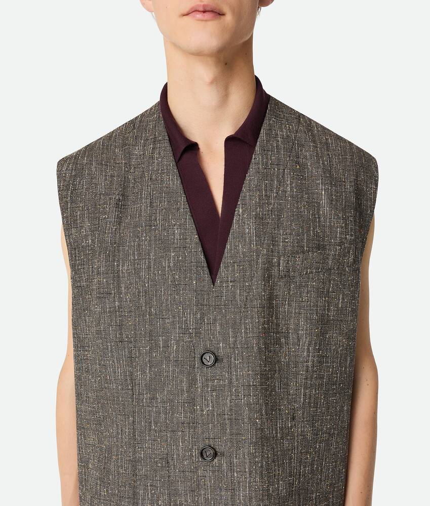 Display a large version of the product image 5 - Fleck Viscose Waistcoat