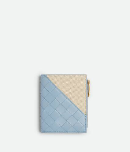 Intrecciato Diagonal Small Bi-Fold Wallet