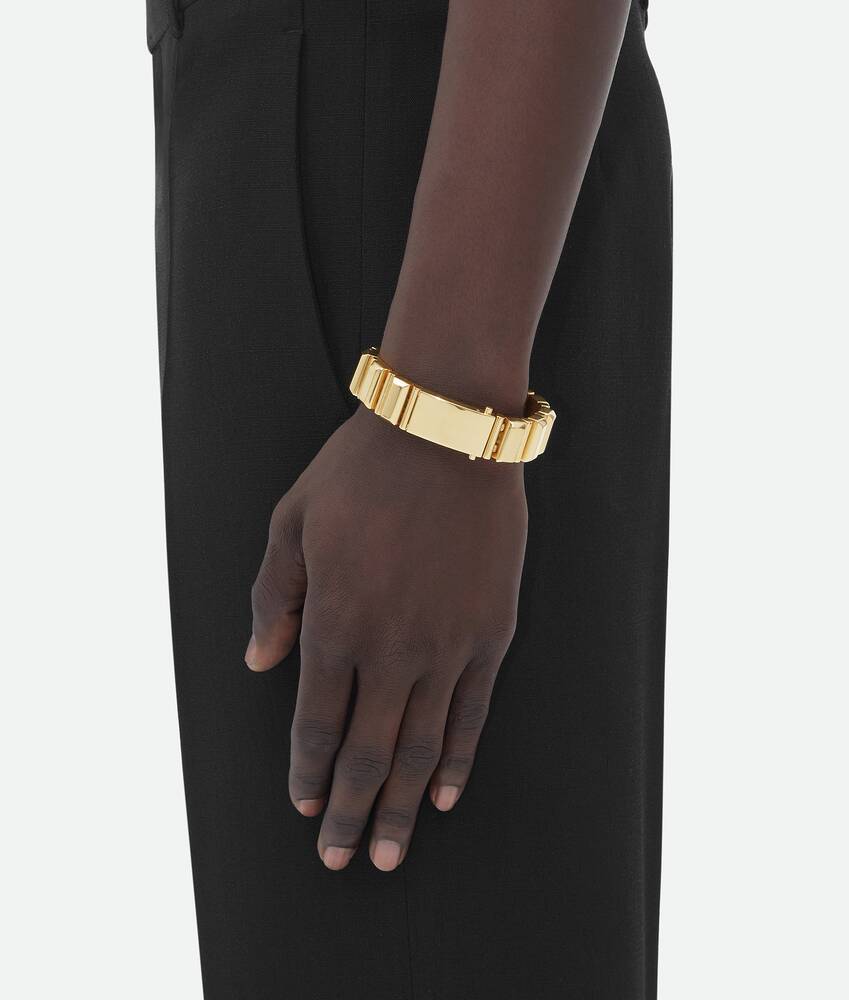 Bottega Veneta® Men's Watch Bracelet in Yellow Gold. Shop online now.