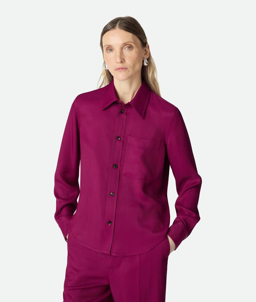 Mostrar una versión grande de la imagen del producto 1 - Camisa de sarga de seda y viscosa