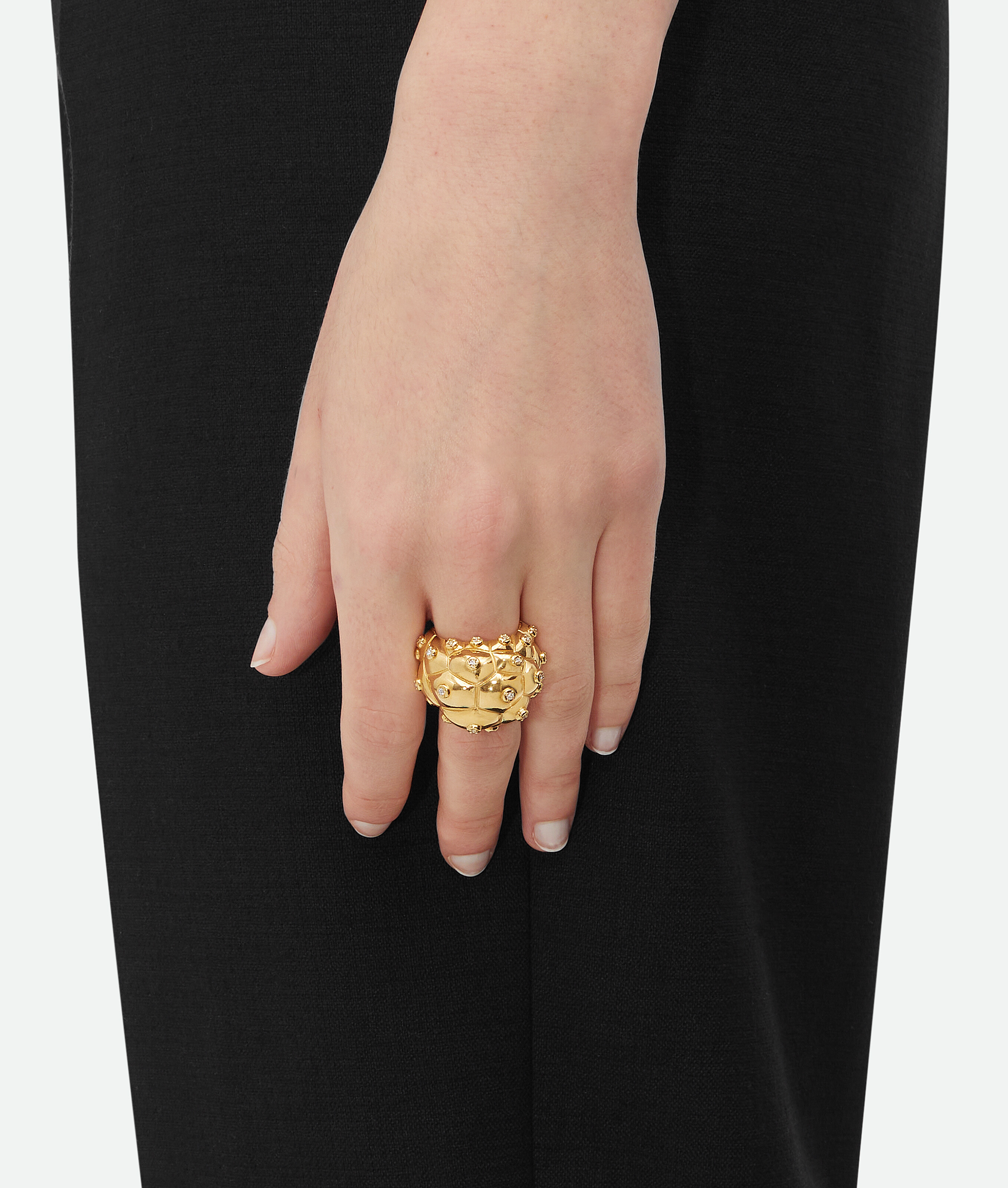 Bottega Veneta Drop Ring - White - Woman - L-½