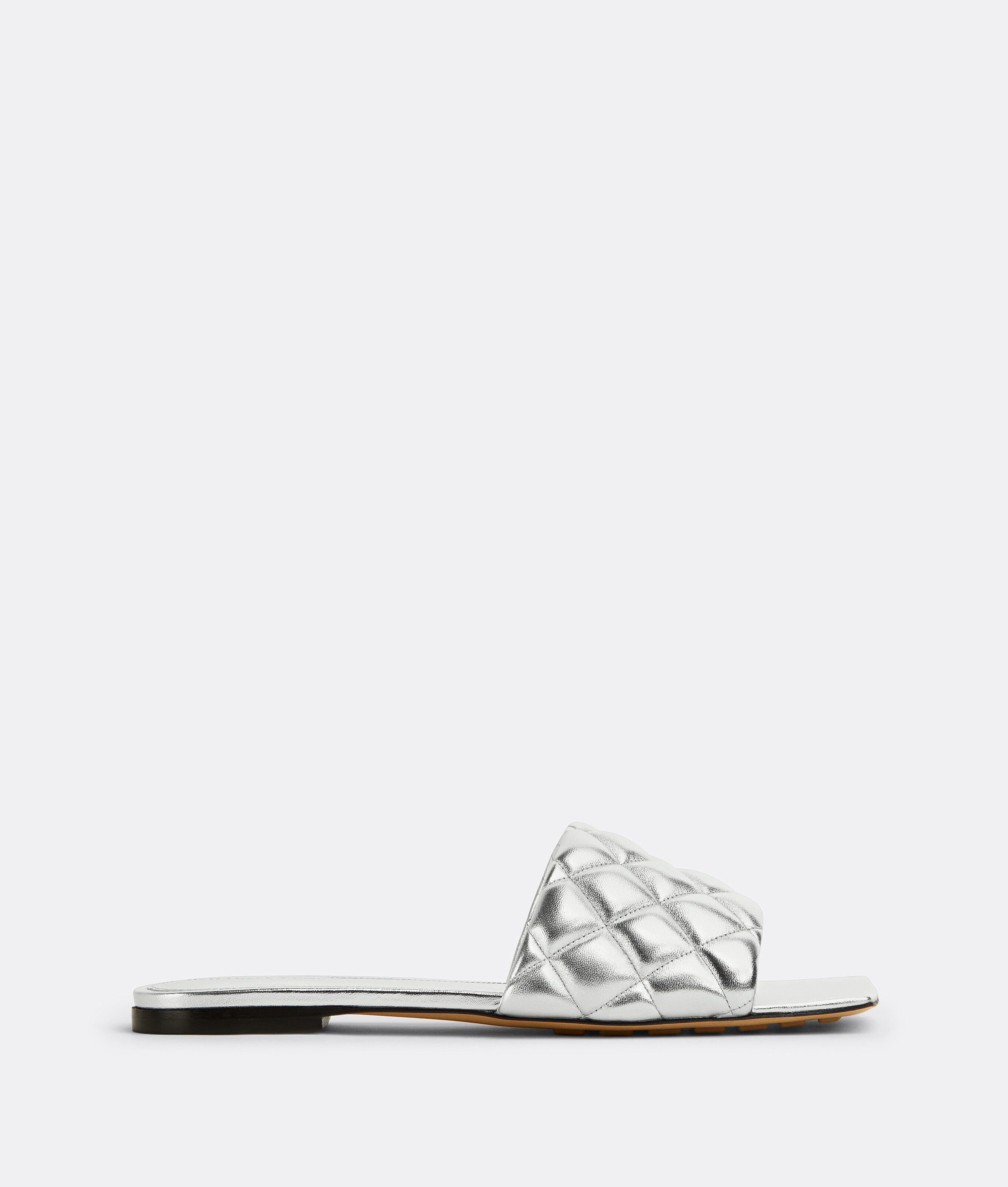 パデッドフラットサンダル ホワイト 36.5 - 靴