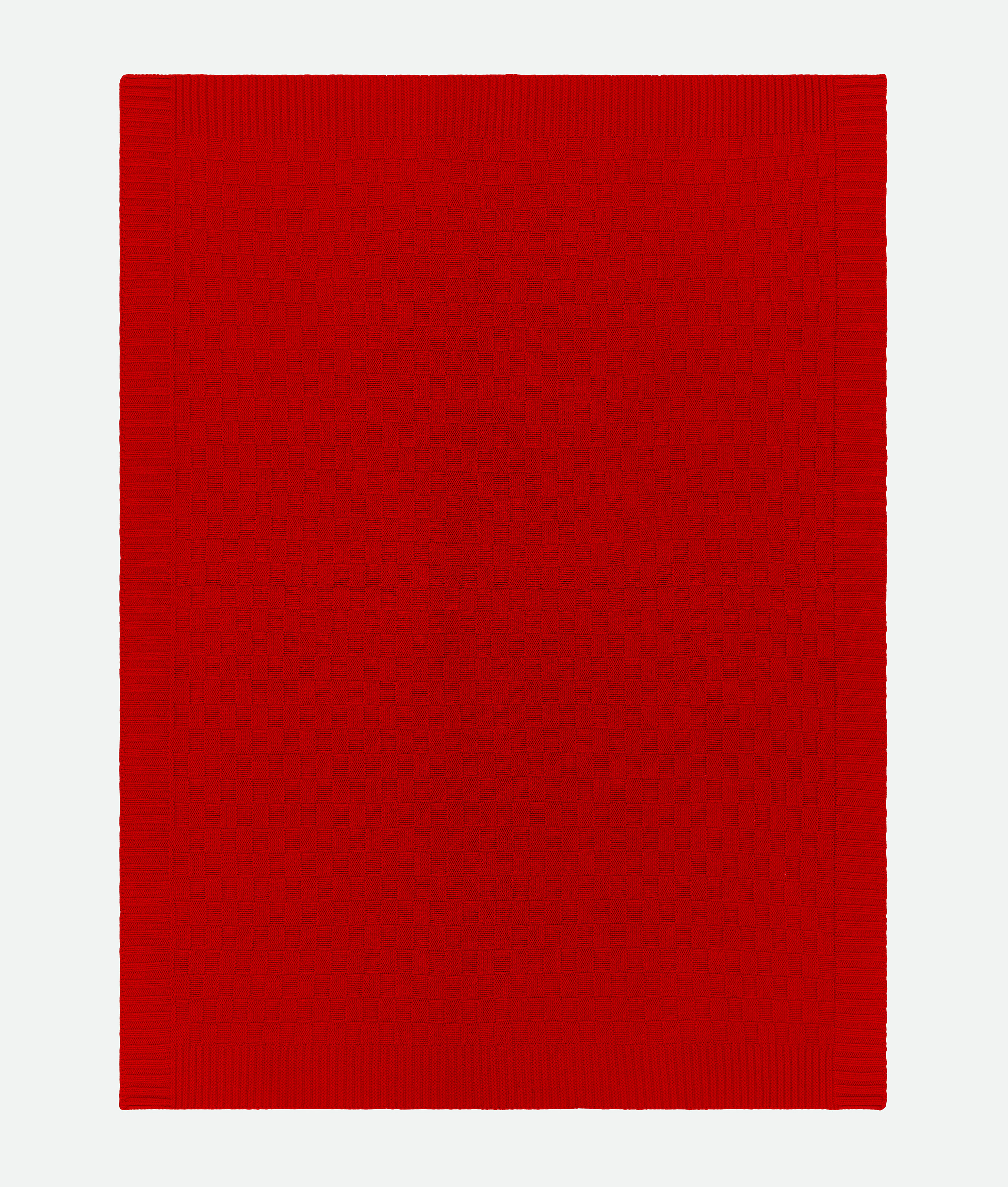 Bottega Veneta Blanket Damier In Red