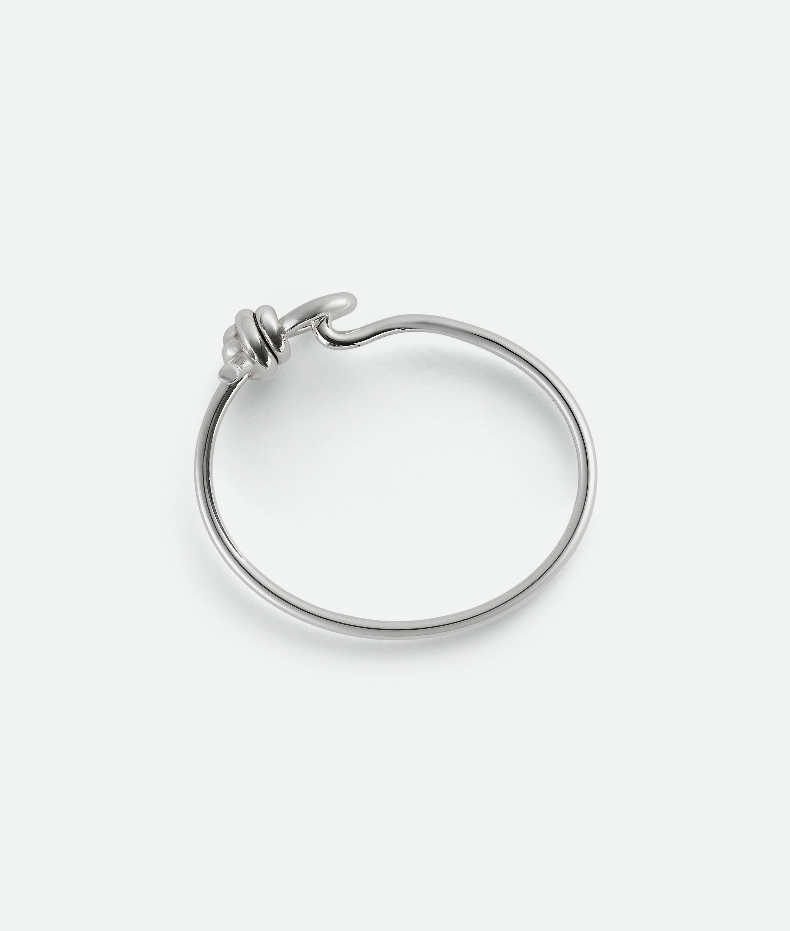 Bottega Veneta Knot Armband In Silver
