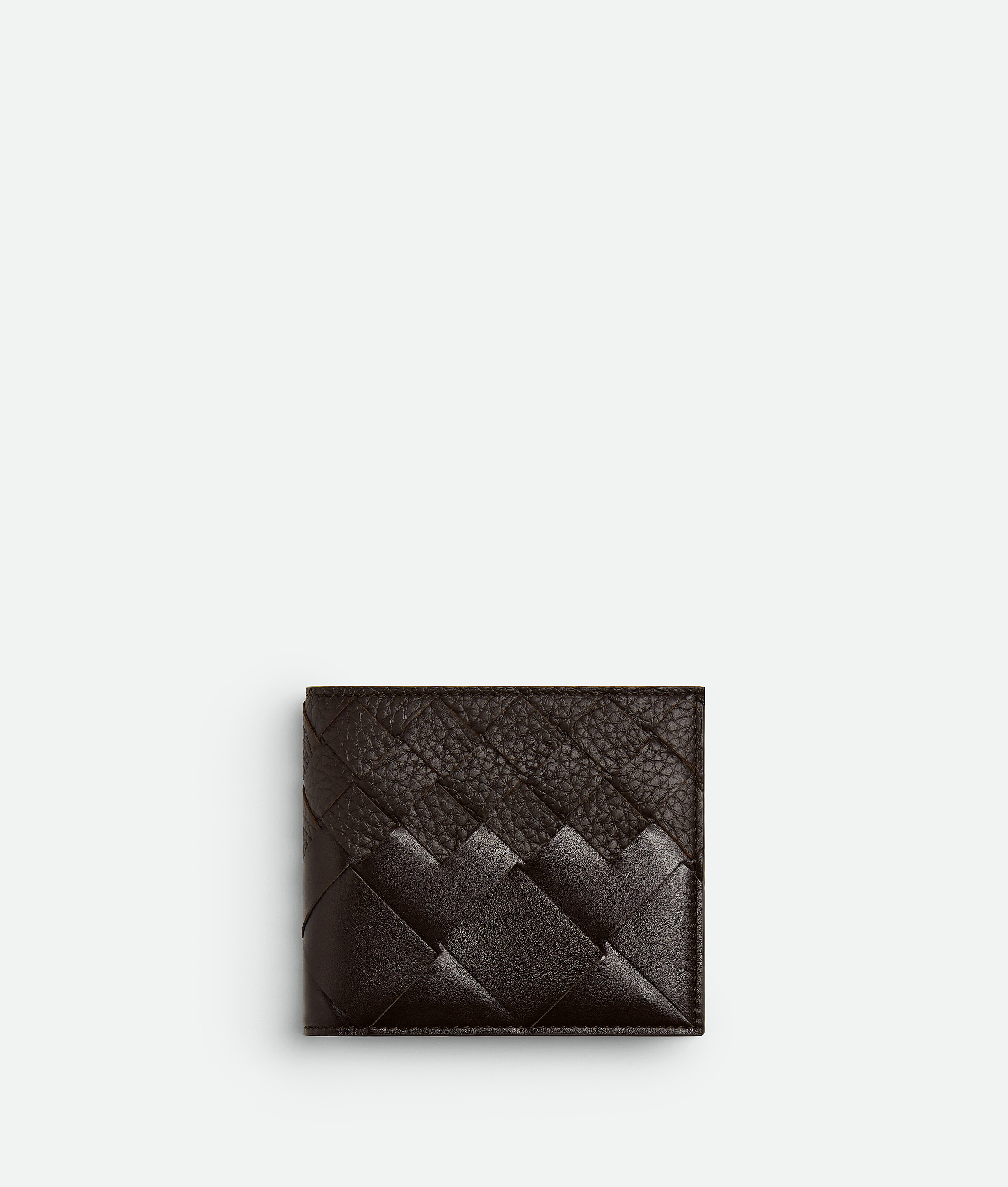Bottega Veneta Intrecciato Bi-fold Wallet - Brown - Man -