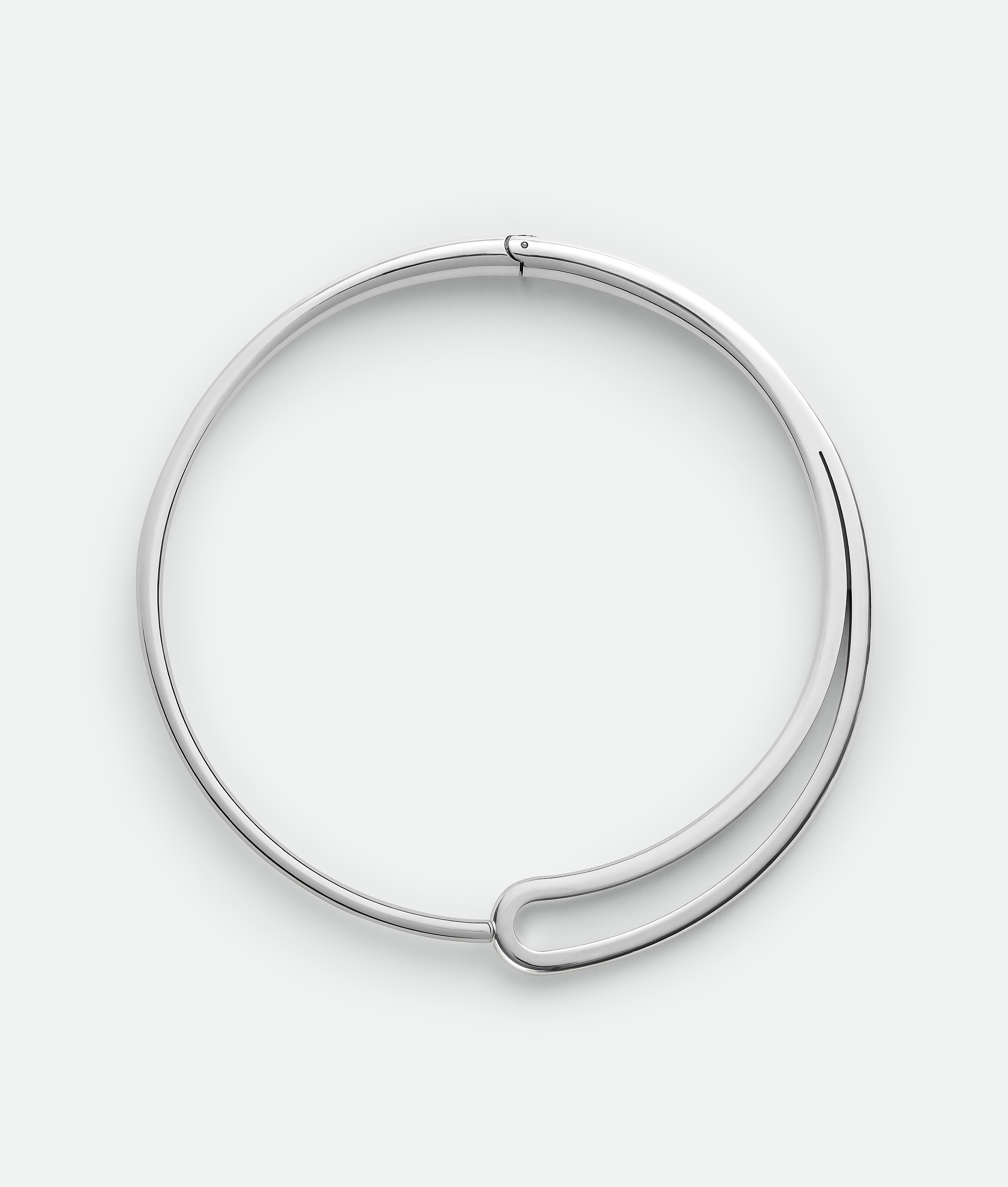 Bottega Veneta Frills Necklace In Silver