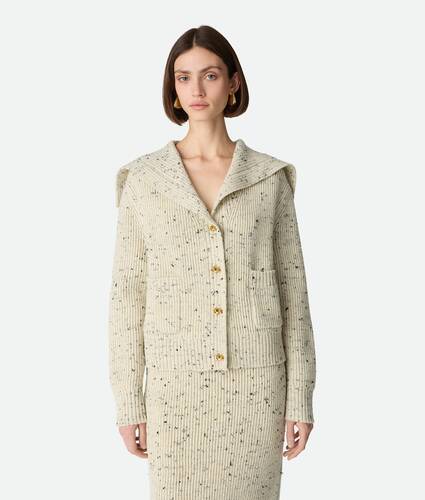 Wool English Rib Cardigan