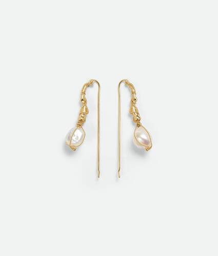 Cord Pearl Earrings