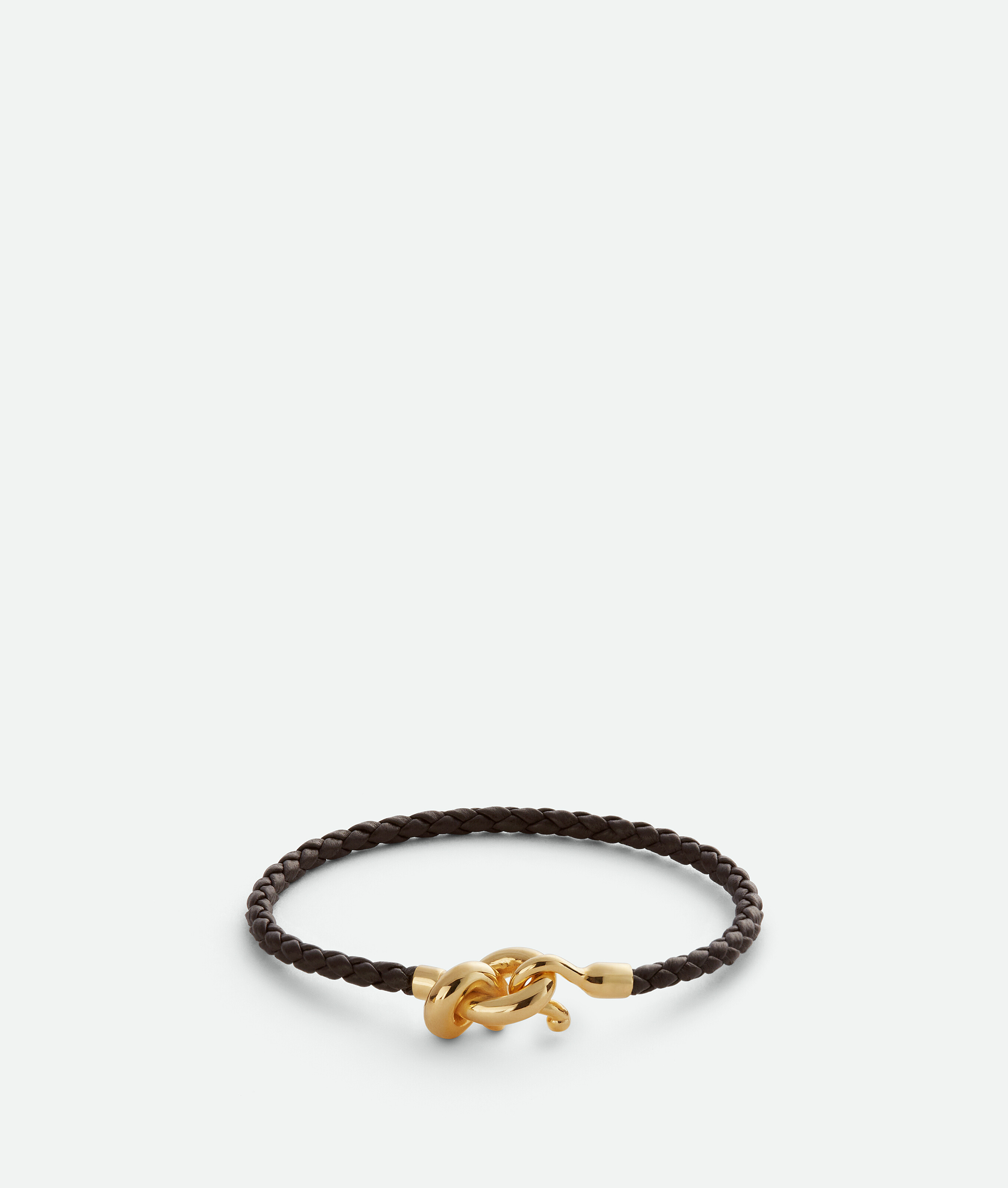 Bottega Veneta Leather Knot Bracelet - Fondant - Woman - S