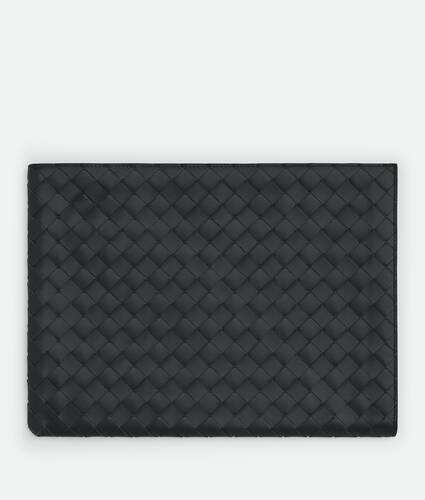 Intrecciato Half Zipped Pouch