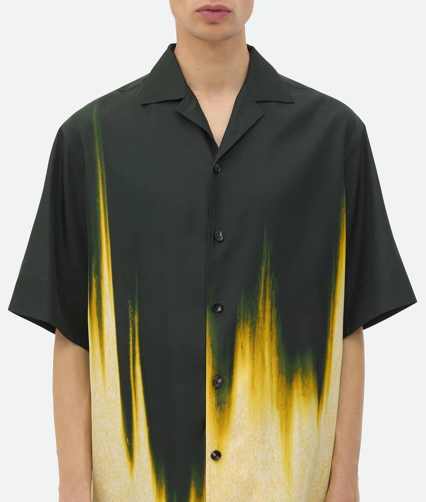 Display a large version of the product image 4 - Viscose Degrade Petal Print Shirt