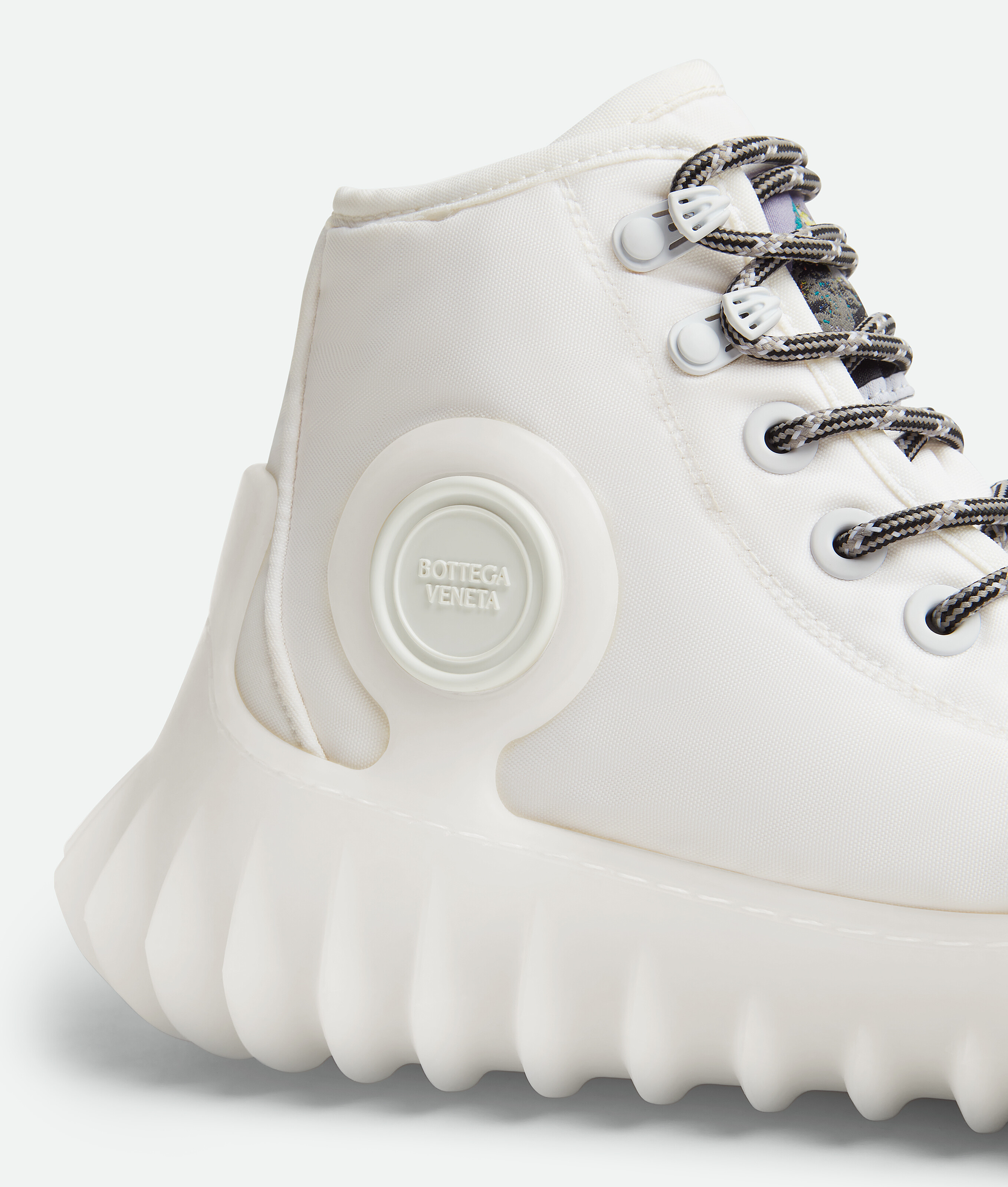 Shop Bottega Veneta Denver Sneaker In White