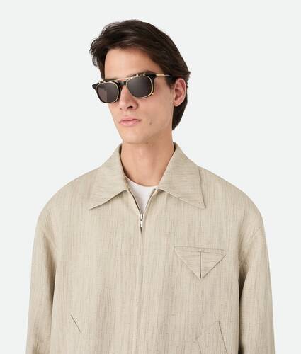 Classic Square Clip On Sunglasses
