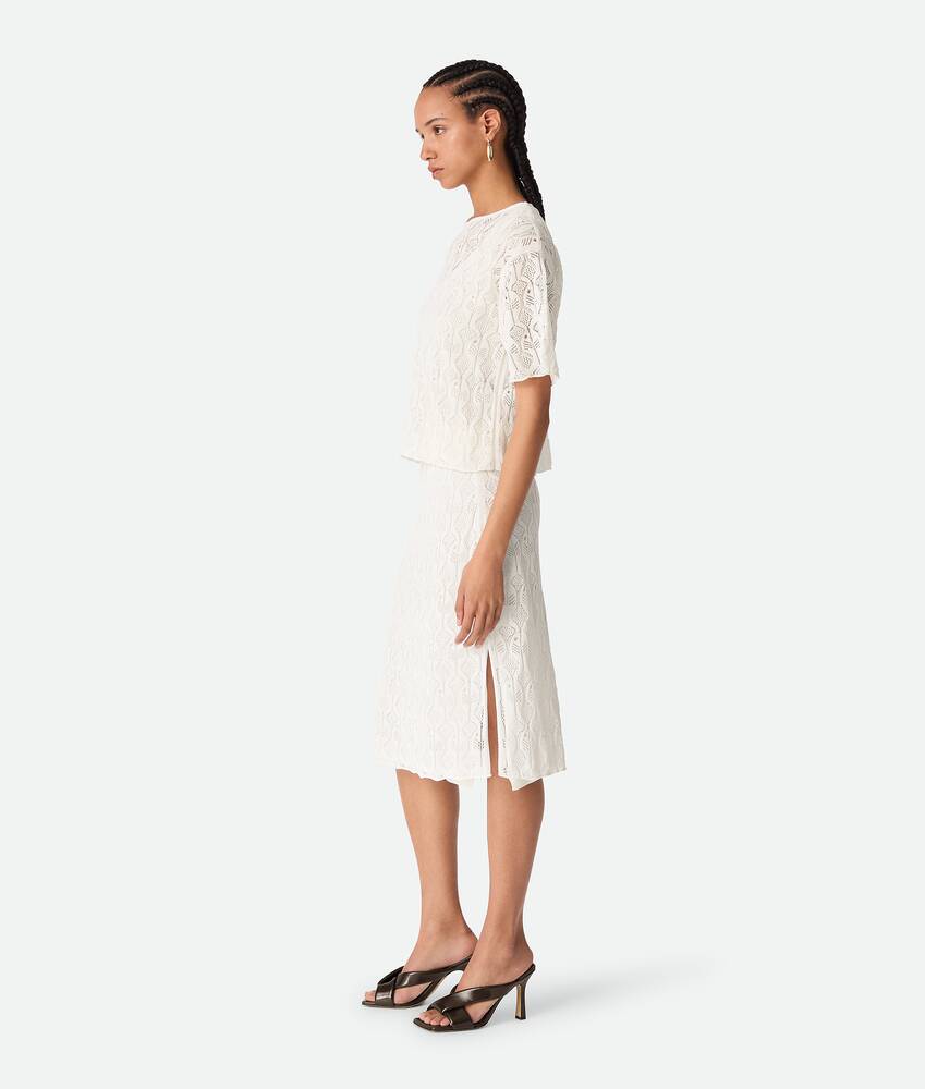 Display a large version of the product image 2 - Cotton And Silk Fish Lace Skirt