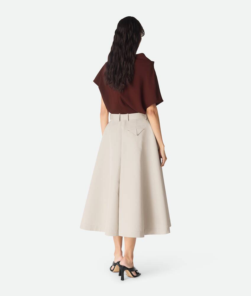 Display a large version of the product image 3 - Silk And Cotton Twill Culotte