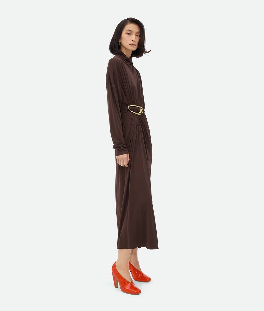 Display a large version of the product image 2 - Crepe Viscose Jersey Dress