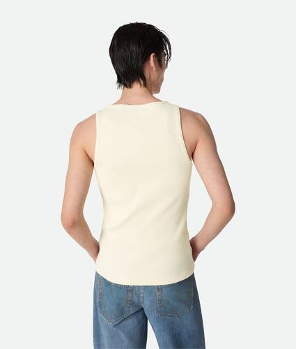 Compact Cotton Rib Jersey Tank Top
