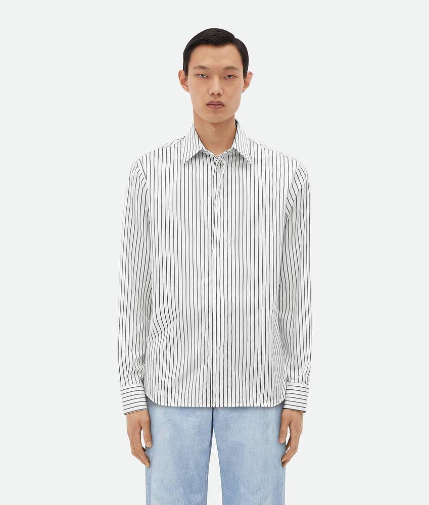 Display a large version of the product image 1 - Pinstripe Poplin Shirt