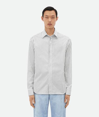 Pinstripe Poplin Shirt