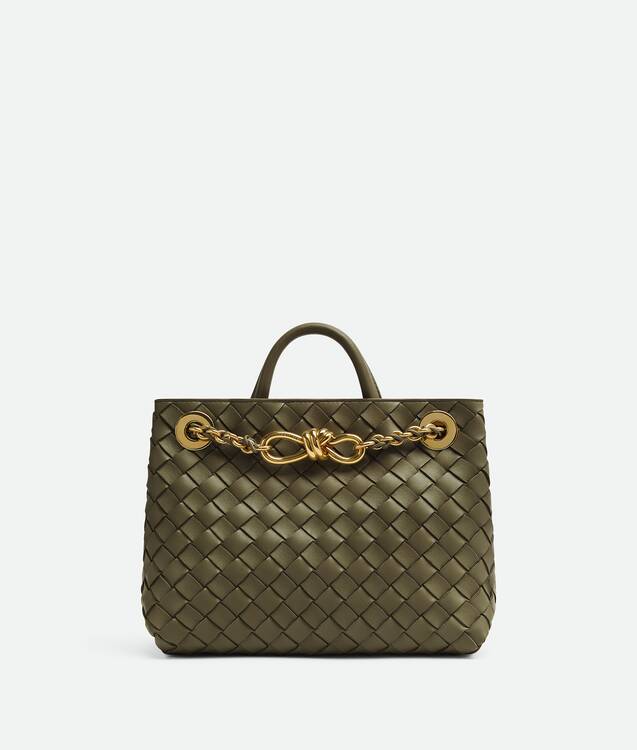 Bottega Veneta® Women's Small Andiamo With Chain in Mustard. Shop ...