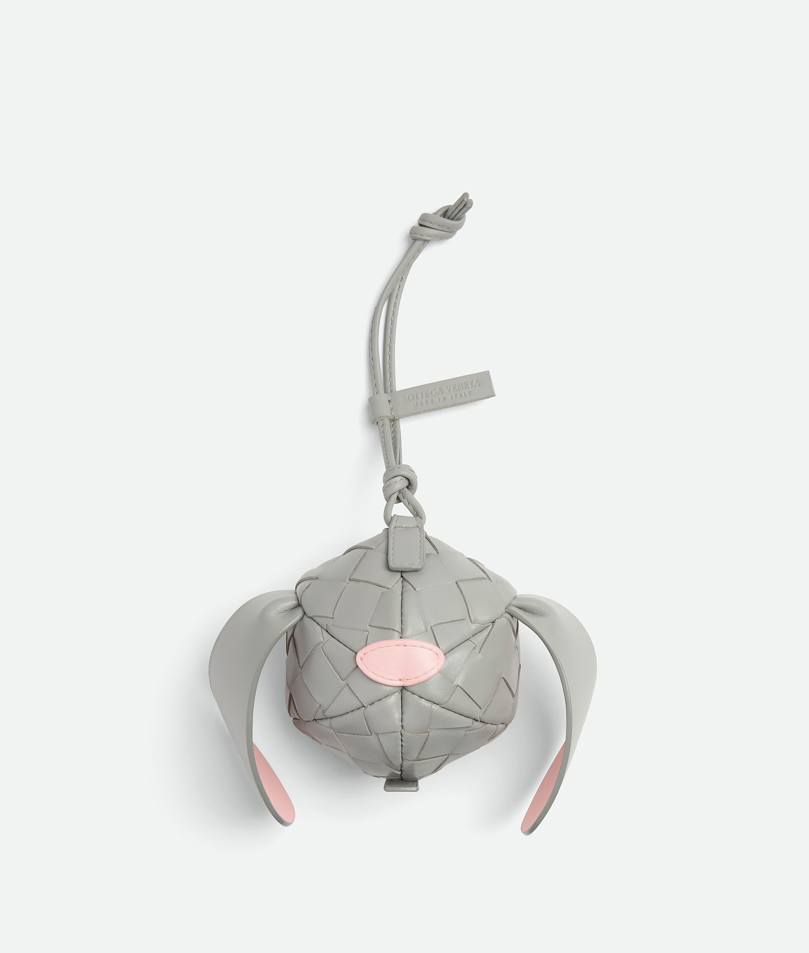 Bottega Veneta Bunny Zipped Coin Purse In Gray